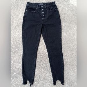 Lucky Brand Black High Rise Skinny Jeans
